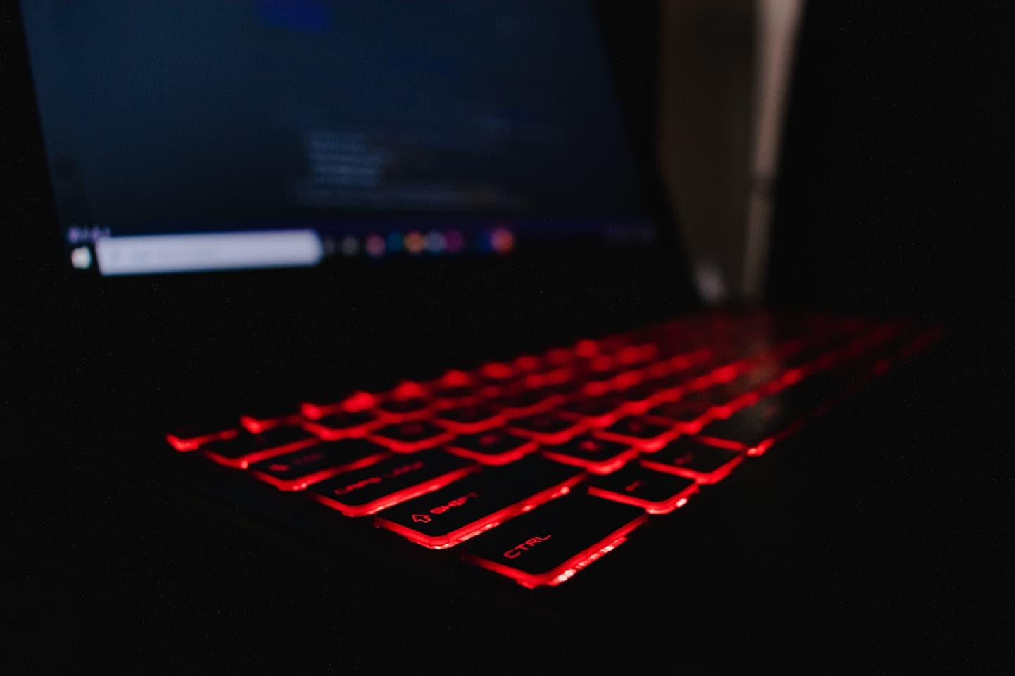 Red keyboard