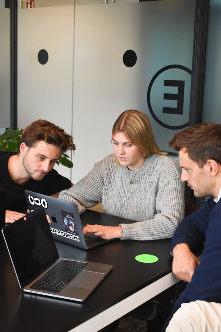 Team collaborating