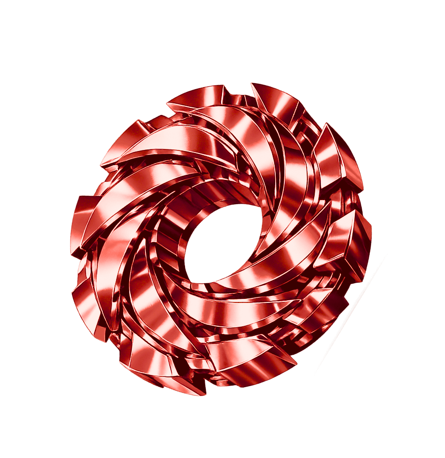 3D Red Gear