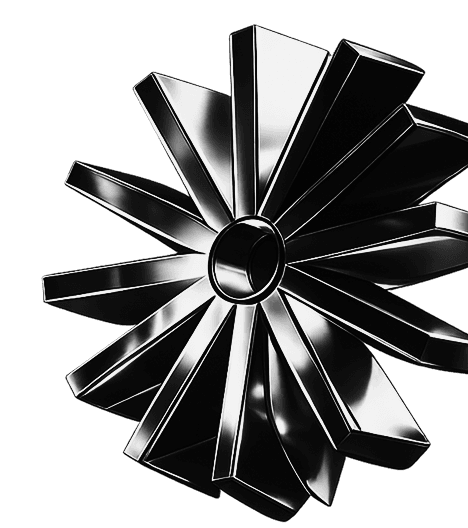 3D Silver Fan