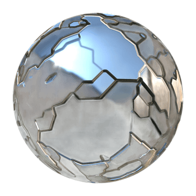 3D Silver Sphere